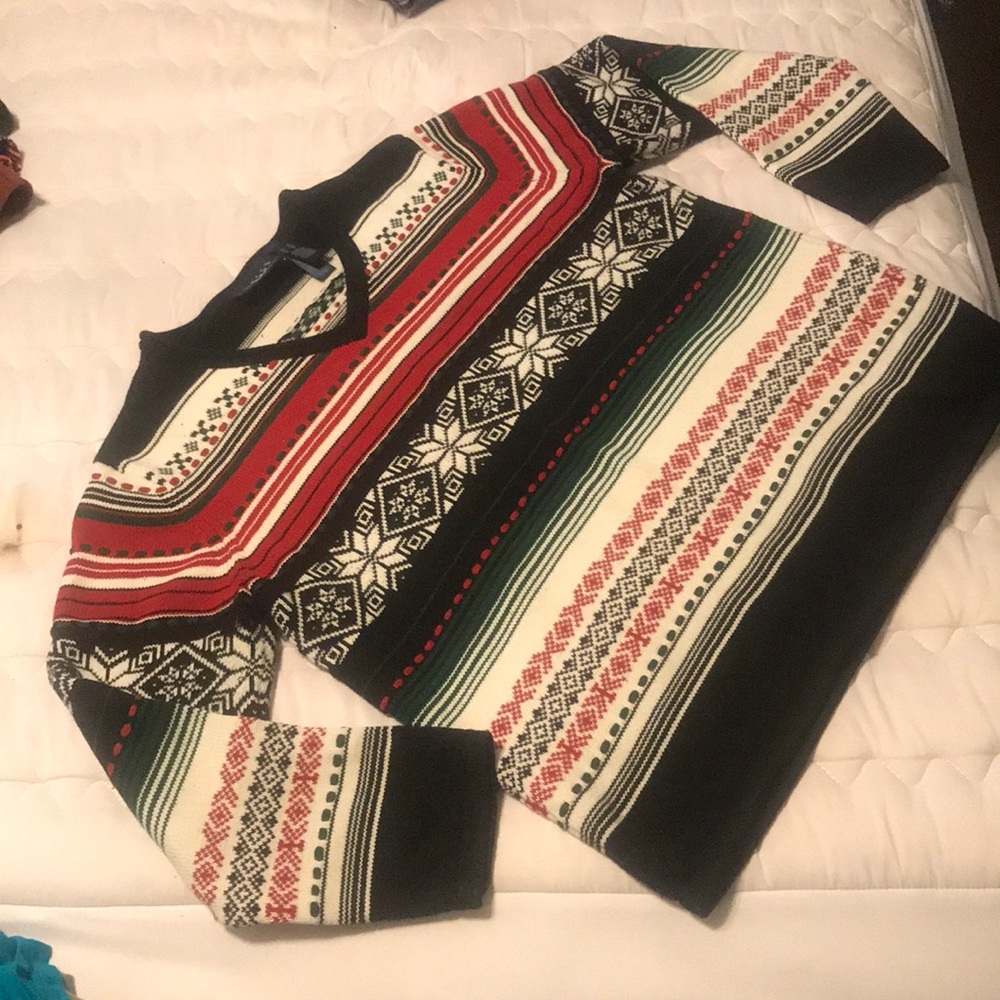 Liz Claiborne Crazy Horse winter Vneck sweater